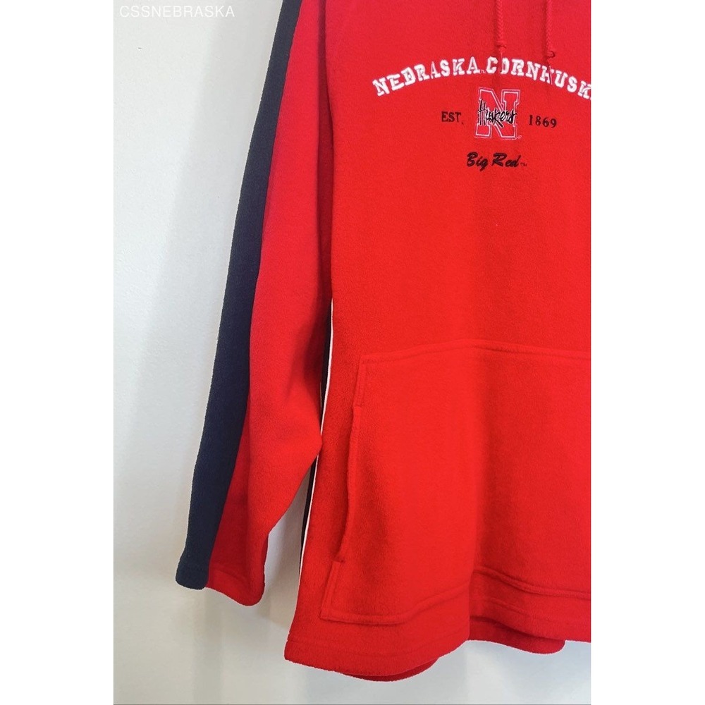 Pro edge‎ Red Men's Nebraska Cornhuskers fleece hoodie - Size XL - Picture 3 of 5